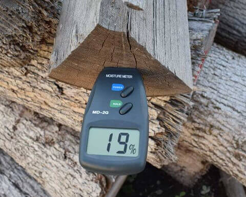 wood dry enough burn