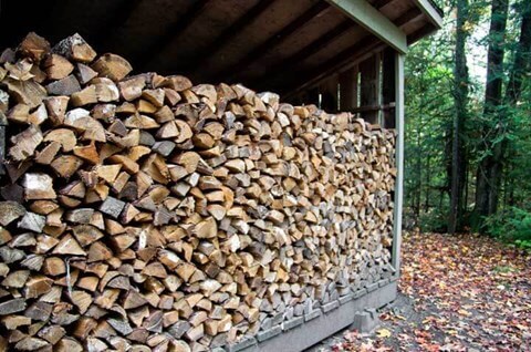 outdoor wood storage