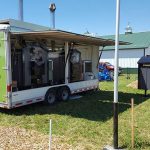 wood burning furnace trailer