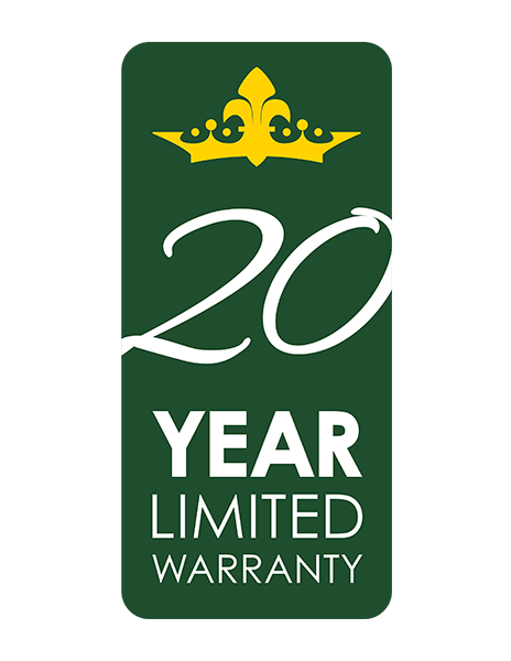 Crown Royal Stoves 20 Year Limited Warranty Logo